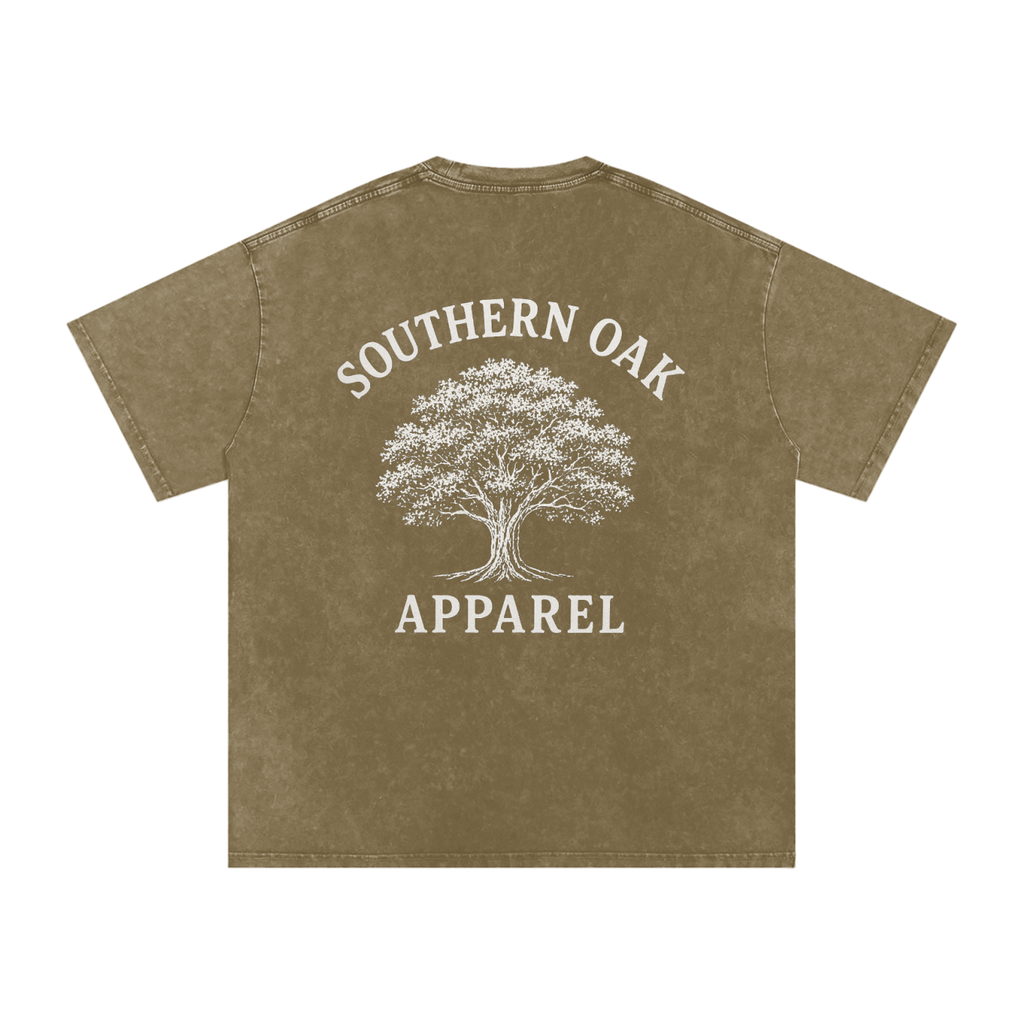 Washed Southern Oak  Cotton T-Shirt